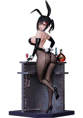 HiPlay BearPanda Collectible Figure: Bunny Girl,Lin, Anime Style and Movable Eye Design, 1:6 Scale Female Miniature Figurine (Lin) von HiPlay