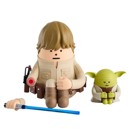 HiPlay Blitzway SML Serie Sitzender Luke Skywalker und Yoda Set BW-NS-50802 Kunststatue von HiPlay
