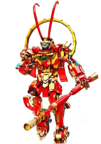 HiPlay Chizao Society Assembly Model Oriental Mecha - Monkey King Building Blocks Set, Collectible Toys 1393 Pieces 212208 von HiPlay