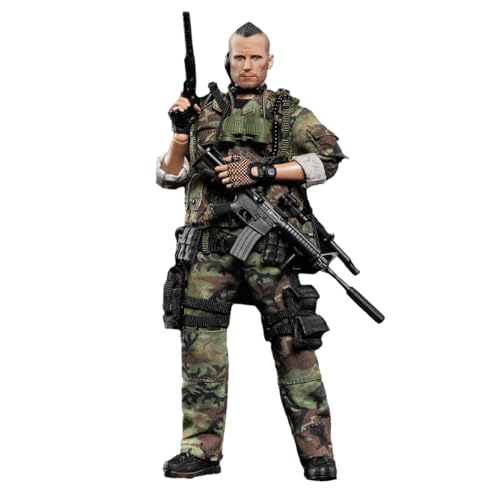 HiPlay Crazy Figure Collectible Figure Full Set: Seal Special Assault Team - Top Soldier, Military Style, 1:12 Scale Miniature Action Figurine LW020 von HiPlay