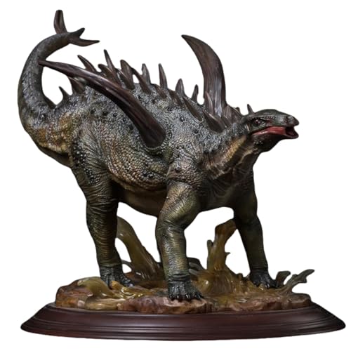 HiPlay DAMTOYS Museum Series Gigantspinosaurus und Innere Mongolei Velociraptor Green Normal Edition Kunststatue von HiPlay