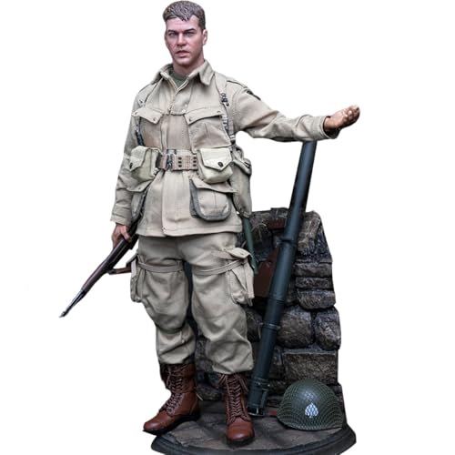 HiPlay Facepoolfigur 1/6 US 101. Airborne Private Baker Company 1. Bataillon 506. PIR Actionfigur von HiPlay