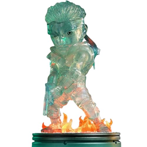 HiPlay First 4 Figures 8-Zoll Metal Gear Solid – Solid Snake Grün Transparent Statue von HiPlay