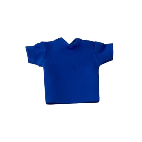 HiPlay Herren-T-Shirt CCN1207 Royal Blue Puppenkleidung Zubehör Passend für 1/12 Maßstab 6-Zoll NW SHF 3A Dam Figur von HiPlay