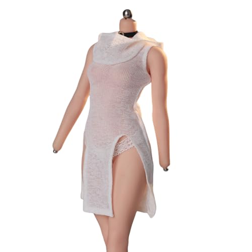 HiPlay JIAOUDOLL Gerafftes Post-Apokalyptisches Langkleid Standardversion - Weiße Puppenkleidung Zubehör Passend für 1/6 Skala 12-Zoll Figur HiPlay JIAOUDOLL Gerafftes Post-Apokalyptisches Langkleid Standardversion - Weiße Puppenkleidung Zubehör Passend für 1/6 Skala 12-Zoll Figur von HiPlay