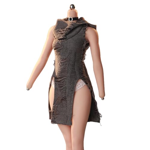 HiPlay JIAOUDOLL Gerafftes Post-Apokalyptisches Stil langes Kleid Distressed Version - Braune Puppenkleidung Zubehör Passend für 1/6 Maßstab 12-Zoll Figur HiPlay JIAOUDOLL Gerafftes Post-Apokalyptisches Stil langes Kleid Distressed Version - Braune Puppenkleidung Zubehör Passend für 1/6 Maßstab 12-Zoll Figur von HiPlay