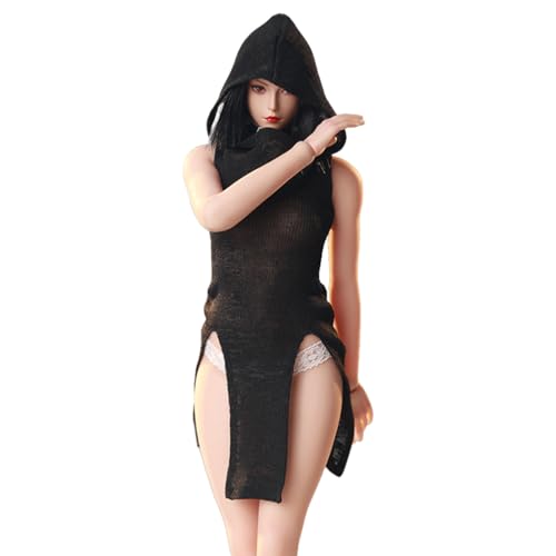 HiPlay JIAOUDOLL Gerüschtes Post-Apokalyptisches Langkleid Standardversion - Halbtransparentes Schwarz Puppenkleid Zubehör für 1/6 Skala 12-Zoll Figur HiPlay JIAOUDOLL Gerüschtes Post-Apokalyptisches Langkleid Standardversion - Halbtransparentes Schwarz Puppenkleid Zubehör für 1/6 Skala 12-Zoll Figur von HiPlay