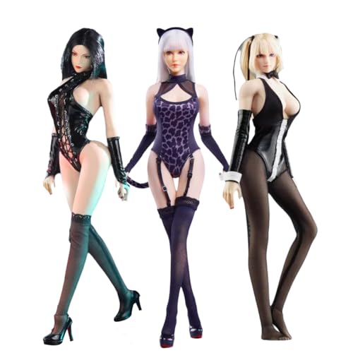 HiPlay JIAOUDOLL JOQ-10D-PM, Asian Body & Large Bust, Pink Skin, 1/6 Scale Female Seamless Action Figure Body von HiPlay