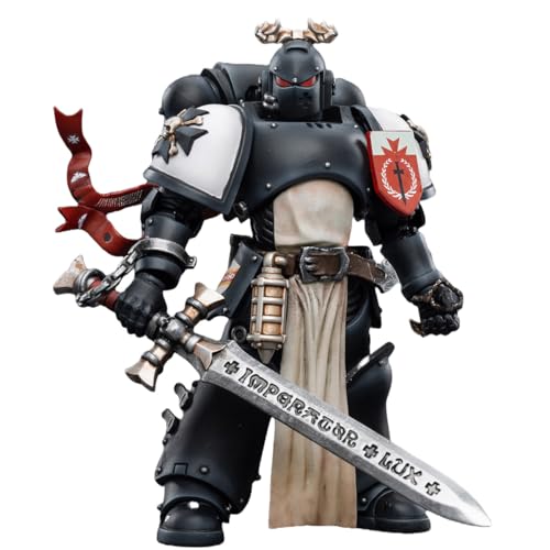 HiPlay JOYTOY 1/18 Warhammer 40.000 Black Templars Der Champion des Kaisers Rolantus JT7585 Actionfiguren Sammlermodell Geschenk von HiPlay