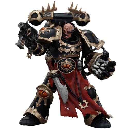 HiPlay JOYTOY Warhammer 40,000 1/18 Chaos Space Marines Black Legion Chosen mit Boltpistole und Energiefaust JT00966 Action-Figuren HiPlay JOYTOY Warhammer 40,000 1/18 Chaos Space Marines Black Legion Chosen mit Boltpistole und Energiefaust JT00966 Action-Figuren von HiPlay