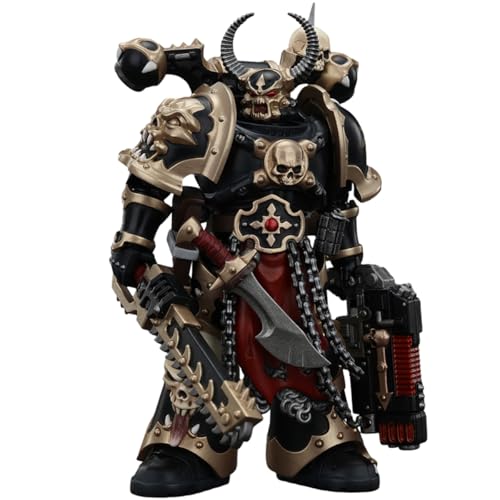 HiPlay JOYTOY Warhammer 40,000 1/18 Chaos Space Marines Black Legion Chosen mit Kombi-Melta und Kettenschwert JT00980 Action-Figuren HiPlay JOYTOY Warhammer 40,000 1/18 Chaos Space Marines Black Legion Chosen mit Kombi-Melta und Kettenschwert JT00980 Action-Figuren von HiPlay