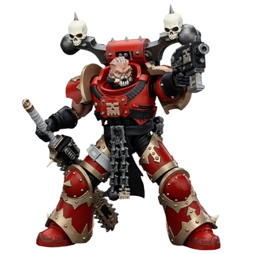 HiPlay JOYTOY Warhammer 40K 1/18 World Eaters Khorne Berzerker with Eviscerator Chainsword Action Figure HiPlay JOYTOY Warhammer 40K 1/18 World Eaters Khorne Berzerker with Eviscerator Chainsword Action Figure von HiPlay