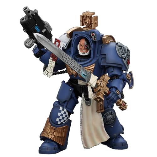 HiPlay JOYTOY Warhammer 40K Series, Ultramarines Captain In Terminator Armour JT4980, 1/18 Scale Collectible Action Figure von HiPlay
