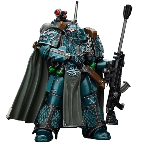 HiPlay JOYTOY Warhammer The Horus Heresy 1/18 Alpha Legion Exodus 'Der Eine, der Viele ist' mit Scharfschützengewehr und Energiedolch JT01390 Actionfigur HiPlay JOYTOY Warhammer The Horus Heresy 1/18 Alpha Legion Exodus 'Der Eine, der Viele ist' mit Scharfschützengewehr und Energiedolch JT01390 Actionfigur von HiPlay