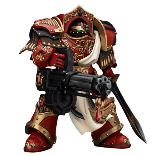 HiPlay JOYTOY Warhammer The Horus Heresy 1/18 Blood Angels Crimson Paladins Squad Crimson Paladin with Iliastus Assault Cannon JT00294 Action Figure von HiPlay