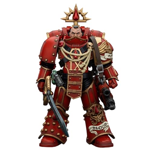 HiPlay JOYTOY Warhammer The Horus Heresy 1/18 Blood Angels Raldoron Erster Captain der Blood Angels JT00720 Action-Figurensammlung Modell Geschenk von HiPlay