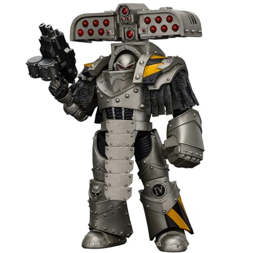 HiPlay JOYTOY Warhammer The Horus Heresy 1/18 Eisenkrieger Tyrant Belagerungsmeister Terminator mit Raketenwerfer JT01482 Actionfigur von HiPlay