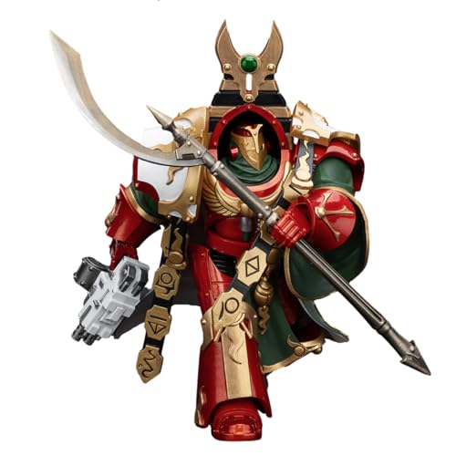 HiPlay JOYTOY Warhammer The Horus Heresy Series, Thousand Sons: Legion Praetor in Cataphractii Terminator Armour, 1:18 Scale Collectible Action Figure JT5765 von HiPlay