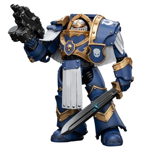 HiPlay JOYTOY Warhammer The Horus Heresy Series, Ultramarines Cataphractii Terminator Squad: Sergeant with Power Sword, 1/18 Scale Collectible Action Figure JT6953 HiPlay JOYTOY Warhammer The Horus Heresy Series, Ultramarines Cataphractii Terminator Squad: Sergeant with Power Sword, 1/18 Scale Collectible Action Figure JT6953 von HiPlay