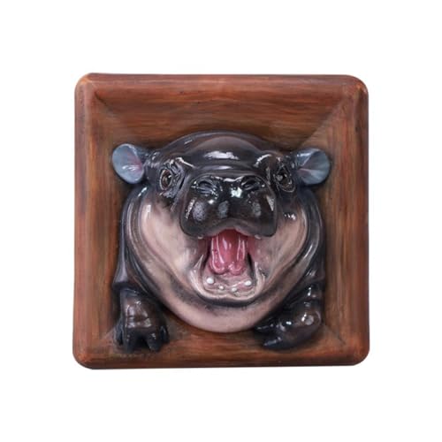 HiPlay JXK Baby-Nilpferd-Kühlschrankmagnet: MooDeng Statische Tierfigur HiPlay JXK Baby-Nilpferd-Kühlschrankmagnet: MooDeng Statische Tierfigur von HiPlay