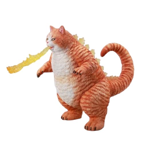 HiPlay JXK Catzilla 3.0 Orange Farbe (Ver.B) Statische Katze Tierfigur von HiPlay
