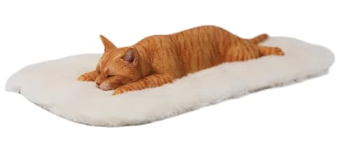 HiPlay JXK Collectible Cat Figure: Lethargic Cat 7.0, Expertly Hand-Painted, Lifelike, Safe Resin, 1:6 Scale Miniature Animal Figurine JXK186C von HiPlay