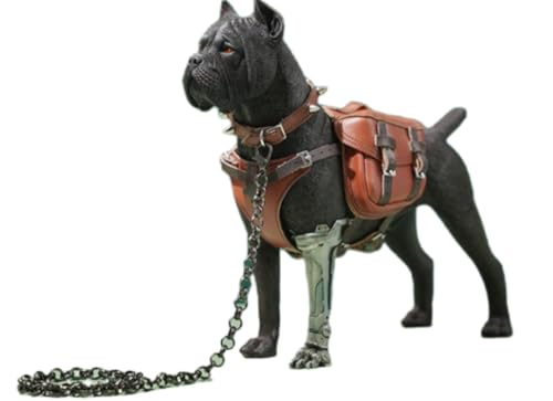 HiPlay JXK Collectible Dog Figure: Cane Corso, Expertly Hand-Painted, Lifelike, Safe Resin, 1:6 Scale Miniature Animal Figurine JXK148A von HiPlay