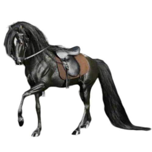 HiPlay JXK Collectible Horse Figure: ILI Horse, Expertly Hand-Painted, Lifelike, Safe Resin, 1:12 Scale Miniature Animal Figurine JXK063A von HiPlay