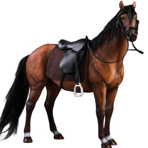 HiPlay JXK Collectible Horse Figure: Warmblood Horse, Expertly Hand-Painted, Lifelike, Safe Resin, 1:12 Scale Miniature Animal Figurine JXK013D HiPlay JXK Collectible Horse Figure: Warmblood Horse, Expertly Hand-Painted, Lifelike, Safe Resin, 1:12 Scale Miniature Animal Figurine JXK013D von HiPlay