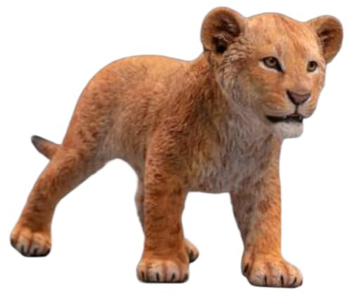 HiPlay JXK Collectible Lion Figure: Simba and Nana, Expertly Hand-Painted, Lifelike, Safe Resin, 1:6 Scale Miniature Animal Figurine JXK024B von HiPlay