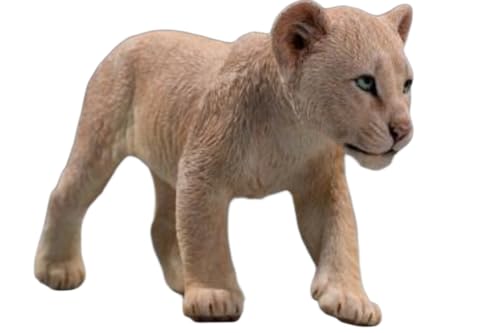 HiPlay JXK Collectible Lion Figure: Simba and Nana, Expertly Hand-Painted, Lifelike, Safe Resin, 1:6 Scale Miniature Animal Figurine JXK024C von HiPlay