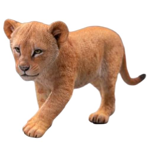 HiPlay JXK Collectible Lion Figure: Simba and Nana, Expertly Hand-Painted, Lifelike, Safe Resin, 1:6 Scale Miniature Animal Figurine JXK024D von HiPlay