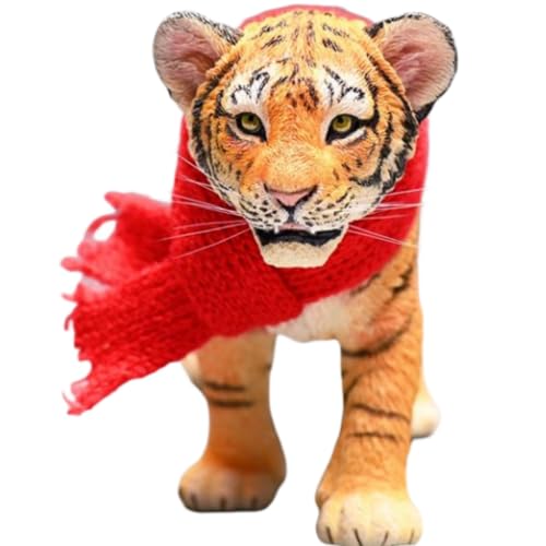 HiPlay JXK Collectible Tiger Figure: Small Tiger, Expertly Hand-Painted, Lifelike, Safe Resin, 1:6 Scale Miniature Animal Figurine JXK105 von HiPlay