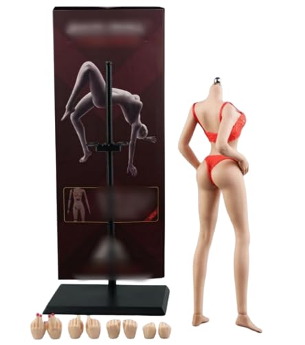 HiPlay JIAOU 1/6 Scale 12 inch Female Super Flexible Seamless Figure Body, Slender Type Minature Collectible Action Figures(KT Skin) von HiPlay