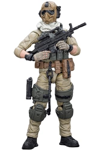 HiPlay JoyToy Hardcore Coldplay Collectible Figure: U.S. Army Delta Assault Squad - Machine Gunner 1:18 Scale Action Figures JT9565 von HiPlay