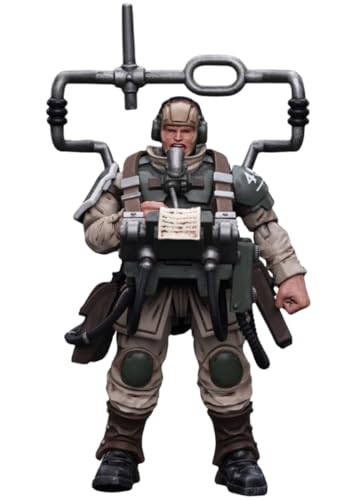 HiPlay JoyToy Warhammer 40K Collectible Figure: Astra Militarum Cadian Command Squad Veteran with Master Vox 1:18 Scale Action Figures JT7912 HiPlay JoyToy Warhammer 40K Collectible Figure: Astra Militarum Cadian Command Squad Veteran with Master Vox 1:18 Scale Action Figures JT7912 von HiPlay