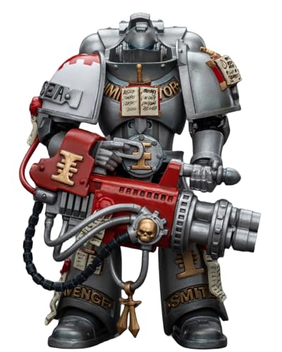 HiPlay JoyToy Warhammer 40K Collectible Figure: Grey Knights Strike Squad Grey Knight with Psilencer 1:18 Scale Action Figures JT9008 von HiPlay