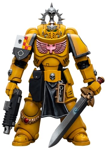 HiPlay JoyToy Warhammer 40K Collectible Figure: Imperial Fists Lieutenant with Power Sword 1:18 Scale Action Figures von HiPlay