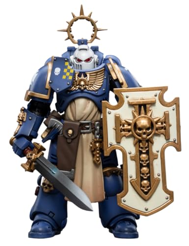 HiPlay JoyToy Warhammer 40K Collectible Figure: Ultramarines Bladeguard Veteran 02 1:18 Scale Action Figures JT2351 (Veteran 02) von HiPlay