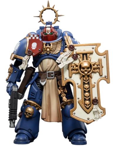 HiPlay JoyToy Warhammer 40K Collectible Figure: Ultramarines Bladeguard Veteran Brother Sergeant Proximo 1:18 Scale Action Figures JT2337 (VeteranBrother Sergeant Proximo) von HiPlay