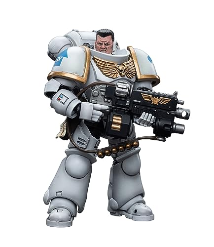 HiPlay JoyToy Warhammer 40K Space Marines White Consuls Intercessors 01 1:18 Scale Collectible Action Figure von HiPlay