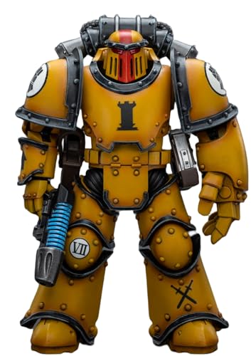 HiPlay JoyToy Warhammer 40k Collectible Figure: Imperial Fists Legion MkIII Tactical Squad Sergeant with Power Fist 1:18 Scale Action Figures JT9060 von HiPlay