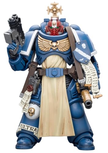 HiPlay JoyToy Warhammer 40k Collectible Figure: Ultramarines Sternguard Veteran Sergeant 1:18 Scale Action Figures JT9800 von HiPlay