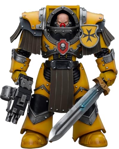 HiPlay JoyToy Warhammer The Horus Heresy Collectible Figure: Imperial Fists Legion Cataphractii Terminator Squad Legion Cataphractii Sergeant with Power Sword 1:18 Scale Action Figures JT9374 HiPlay JoyToy Warhammer The Horus Heresy Collectible Figure: Imperial Fists Legion Cataphractii Terminator Squad Legion Cataphractii Sergeant with Power Sword 1:18 Scale Action Figures JT9374 von HiPlay