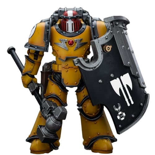HiPlay JoyToy Warhammer The Horus Heresy Collectible Figure: Imperial Fists Legion MkIII Breacher Squad Sergeant with Thunder Hammer 1:18 Scale Action Figures JT9107 von HiPlay