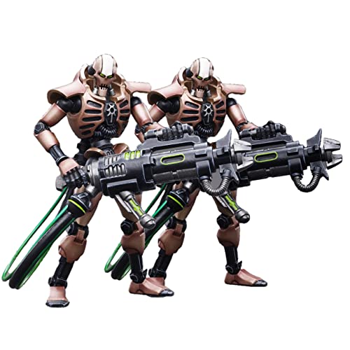 HiPlay JoyToy 40K Necrons Szarekhan Dynasty lmmortal with Tesla Carbine 2 Packs Set 1:18 Scale Collectible Action Figure von HiPlay