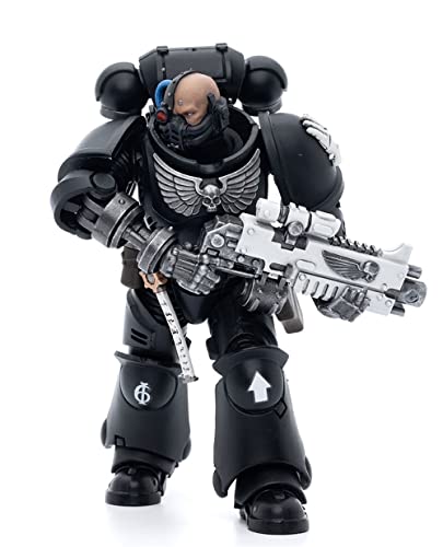 HiPlay JoyToy × Warhammer 40K Officially Licensed 1/18 Scale Science-Fiction Action Figures Full Set Series-Iron Hands Intercessors Brother Gravak von HiPlay