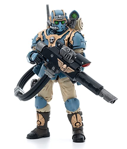 HiPlay JoyToy × Warhammer 40K Officially Licensed 1/18 Scale Science-Fiction Action Figures Full Set Series -Astra Militarum Tempestus Scions Squad 55th Kappic Eagles Tempestus Scion 1 von HiPlay