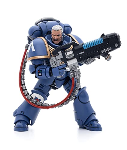 HiPlay JoyToy × Warhammer 40K Officially Licensed 1/18 Scale Science-Fiction Action Figures Full Set Series -Ultramarines Hellblasters Sergeant Ulaxes von HiPlay