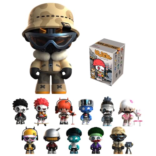 HiPlay MR.Bone Jonior 2 Generation Live in Einer Zombie-Welt Biochemical Street Serie Einzelbox Blindbox Figur von HiPlay